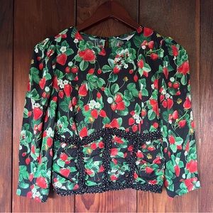 Flier Du Mal Strawberry blouse